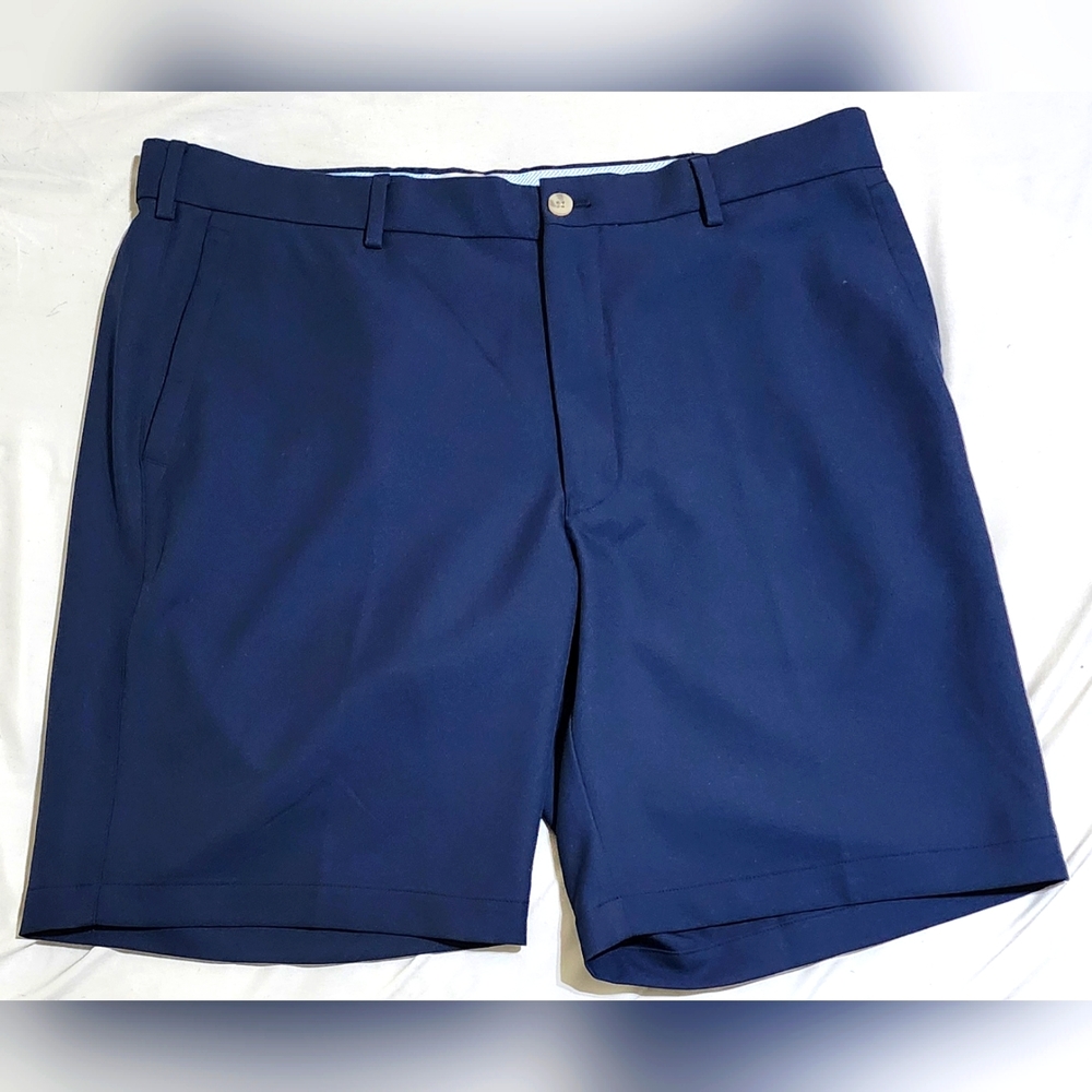 Peter Millar Bedford Shorts Men's Sz 36  Blue Two-Way Stretch Active Golf Short